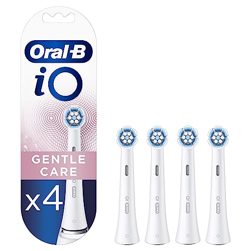 Oral-B iO Series Gentle Care Toothbrush Refill Replacement Heads White, 4 Pack