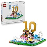 LEGO Editions Lionel Messi – Football Highlights Toy - 3D Display Model Kit w/Collectible Minifigure - Kids' Room Decor - Gift for 10+ Year Old Boys, Girls & Adult Sports Fans - 43011