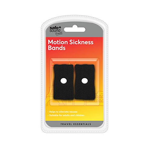 Safe + Sound 2 Motion Sickness Travel Bands for relief of travel sickness