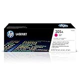 HP CE413A 305A Original LaserJet Toner Cartridge, Magenta, Single Pack