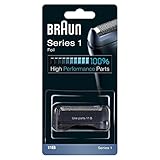 Braun Series 1 Electric Shaver Replacement Foil, Maintain Peak Performance, Compatible With Old & New Generation Series 1, 11B, Silver