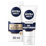 NIVEA MEN Sensitive Skin & Stubble Gel Moisturiser (50ml)