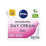 NIVEA 24h Nourishing Day Cream Moisturiser SPF30 50ml