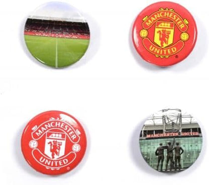 Manchester United 4PK Pin Badges