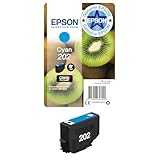 Epson 202 Cyan Kiwi Genuine, Claria Premium Ink Cartridge, Standard Capacity
