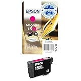 Epson 16XL Magenta Pen & Crossword High Yield Genuine, DURABrite Ultra Ink, XL High Capacity