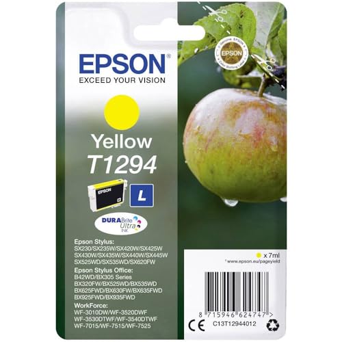 Epson T1294 Yellow Apple Genuine DURABrite Ultra Ink Cartridge