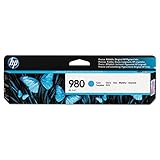 HP D8J07A 980 Original Ink Cartridge, Cyan, Single Pack