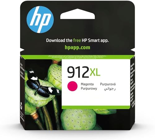 HP 3YL82AE 912XL High Yield Original Ink Cartridge, Magenta, Single Pack