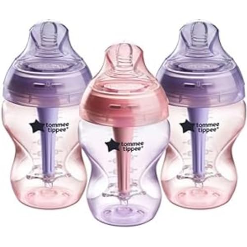 Tommee Tippee Advanced Anti-Colic Baby Bottle, 260ml - Pack of 3
