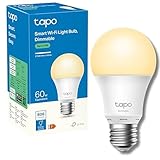 Tapo L510E Smart Bulb, Smart WiFi LED Light, E27, Works with Amazon Alexa(Echo and Echo Dot), Google Home, Dimmable Soft Warm White, No Hub Required