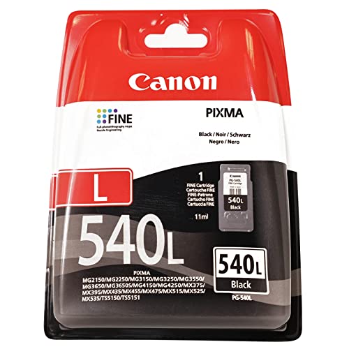 Canon PG-540L Cartridge Size L Black (Blister Packaging)