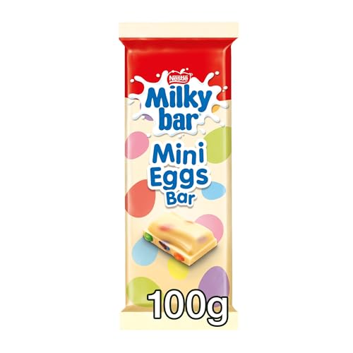 Milkybar Mini Eggs White Chocolate Sharing Bar 100g