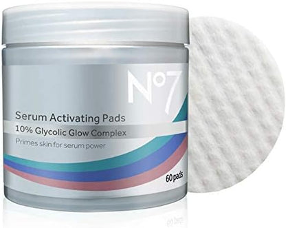 No 7 Serum Activating Pads 10% Glycolic Glow Complex