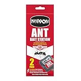 Nippon Ant Bait Station Twin Pack, Pre-Baited, Suitable For Indoor & Outdoor Use