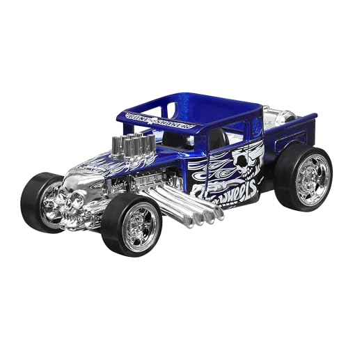 Hot Wheels Pull-Back Speeders Toy Car in 1:43 Scale, Pull Car Backward & Release, High-Performance, Collectible, With Rolomatic Engine or Door, Trunk or Hood that Opens, Models can vary, HPR70