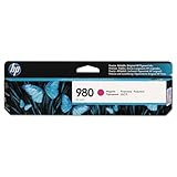 HP D8J08A 980 Original Ink Cartridge, Magenta, Single Pack