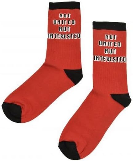 Not United Not Interested 4 to 6.5 UK Junior Socks