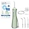 Waterpik Cordless Plus Water Flosser With 2 Pressure Settings, Dental Plaque Removal Tool Ideal Travel Or Small Bathrooms With Rechargeable Battery, Mint Green (WP-468UK)