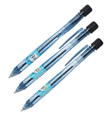 Pilot B2O Ball 0.7mm Gel Pens Black - Pack Of 3