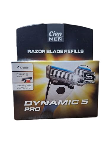 Cien Dynamic 5 Pro Razor Cien Men - Dynamic 5 Pro Razor Refills | Pack of 4 – HannWorld