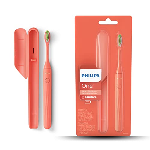 Philips One Battery Toothbrush - Electric Toothbrush in Miami Coral (Model HY1100/01) - Outdated Product
