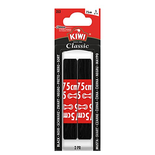 Kiwi Shoe Classic Cord Lace Black 75cm 2 Laces