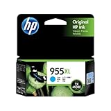 HP 955XL Original Cyan Ink Cartridges (Original, Cyan)