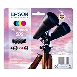 Epson 502 Binoculars Genuine Multipack, 4-colours Ink Cartridges