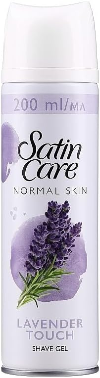 Gillette Satin Care Women's Shaving Gel Lavendar 200ML
