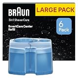 Braun Original SmartCare Shaver Care Centre Refill Cartridges, 6 Pack
