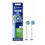 Oral-B CrossAction Toothbrush Heads Pack Of 2 Replacement Refills For Electric Rechargeable Toothbrush