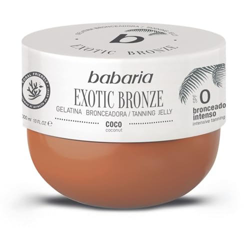 Babaria Coconut Tanning Accelerator Gel SPF0-300ml, Brown