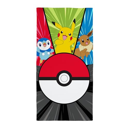 Pokémon Kids Towel Pikachu One Size 70cm x 140cm