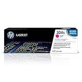 HP CC533A 304A Original LaserJet Toner Cartridge, Magenta, Single Pack