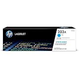 HP CF541A 203A Original LaserJet Toner Cartridge, Cyan, Single Pack