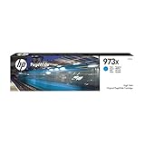 HP F6T81AE 973X High Yield Original PageWide Cartridge, Cyan, Single Pack