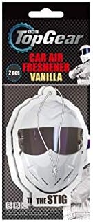 TOP GEAR Car Air Fresheners Twin pack Vanilla Fragrance