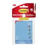Command Decorating Clips, 40 Mini Hooks and 48 Small Strips, Transparent