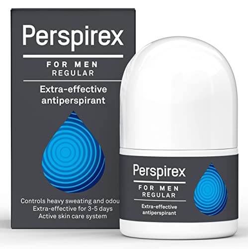 PERSPIREX for Men ExtraEffective Antiperspirant Roll On Regular Strength 20 milliliters, 1 Count