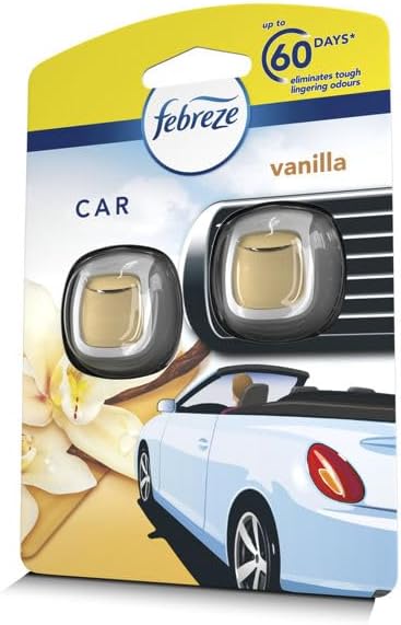 Febreze Car Clip Twin Pack Vanilla