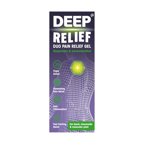 Deep Relief Duo Pain Relief Gel - Triple Action Relief From Back, Rheumatic & Muscular Pain, 30 g