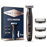 King C. Gillette Style Master, Beard Trimmer, Stubble Trimmer & Electric Shaver with One 4D Blade, Electric Razor for Men with 3 Comb Attachments