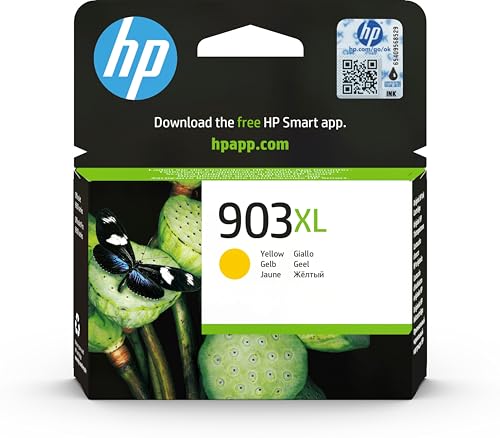 HP T6M11AE 903XL High Yield Original Ink Cartridge, Yellow, XL (Pack of 1)