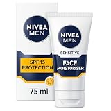 NIVEA MEN Sensitive Face Moisturiser SPF15 (75ml)