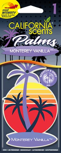 California Scents Palms Monterey Vanilla Air Freshener