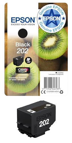 Epson 202 Black Kiwi Genuine, Claria Premium Ink Cartridge