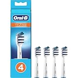 Oral-B Trizone Head, Pack of 4, White, Old