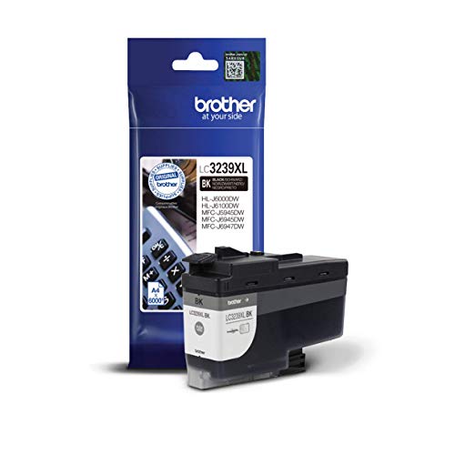 Brother LC-3239XLBK Inkjet Cartridge, Black, Single Pack, Ultra High Yield, Includes 1 x Inkjet Cartridge, Brother Genuine Supplies