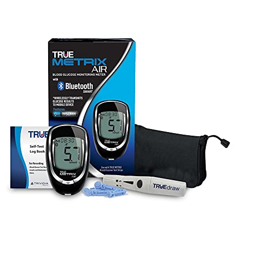 TRUE METRIX AIR Blood Glucose Monitoring Meter, Black